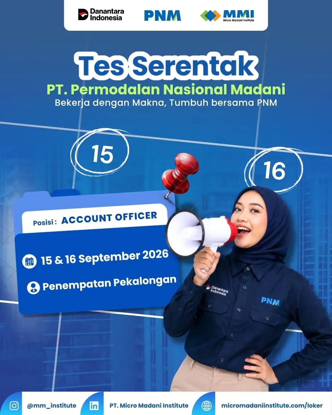 Poster lowongan Account Officer