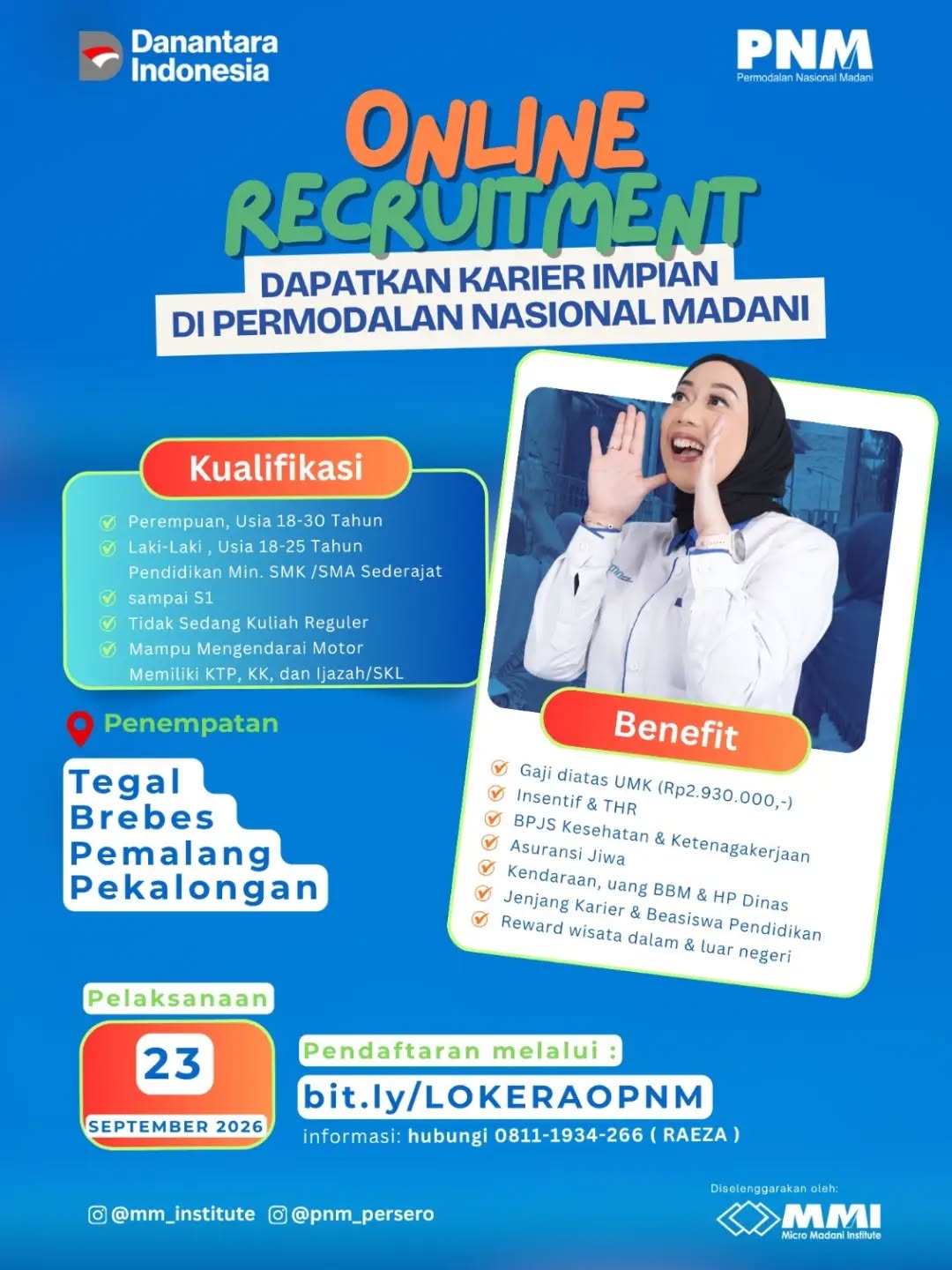 Poster lowongan Account Officer