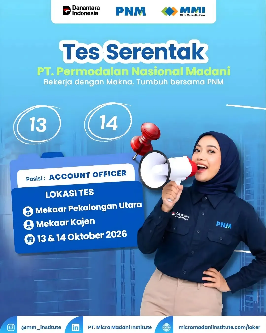 Poster lowongan Account Officer