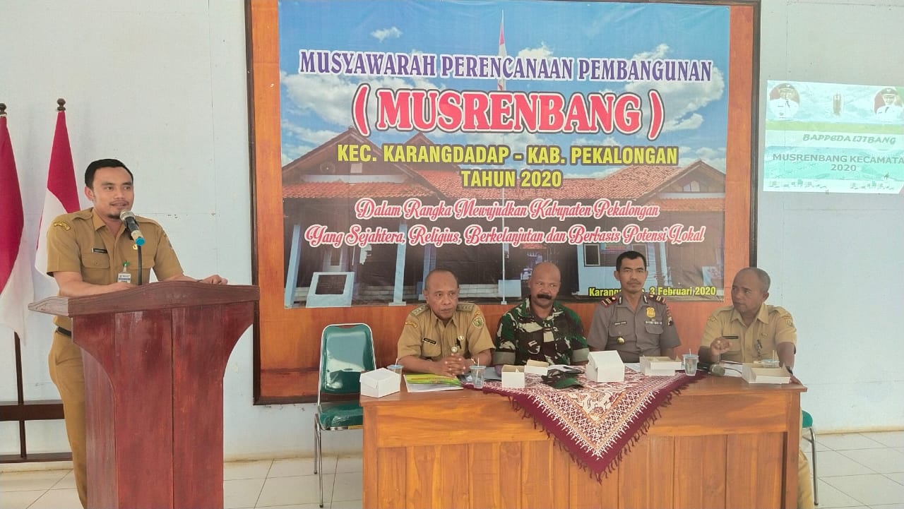 MUSRENBANG TINGKAT KECAMATAN KARANGDADAP TAHUN 2020