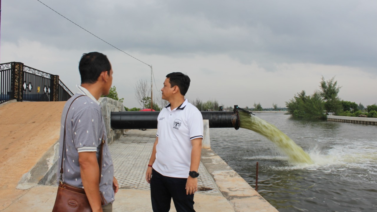 Cari Solusi Penanganan Banjir, Pemkot Tinjau  Sejumlah Pompa Pengendali Banjir