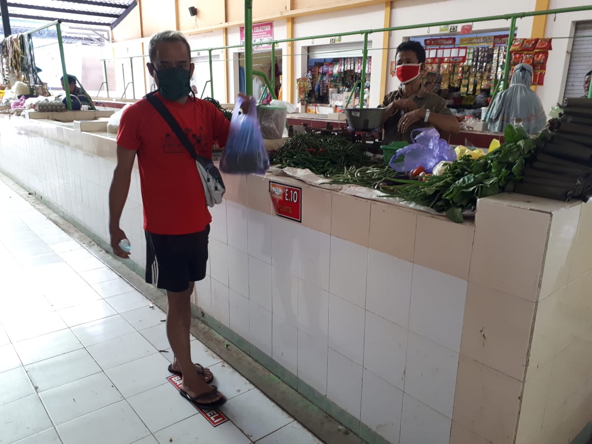 New Normal, Pedagang dan Pembeli Pasar Diminta Patuhi Protokol Kesehatan