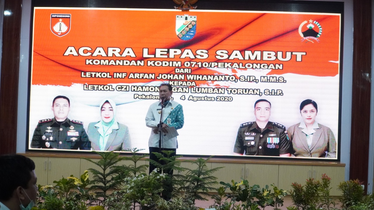 Walikota Lepas Sambut Dandim 0710/Pekalongan