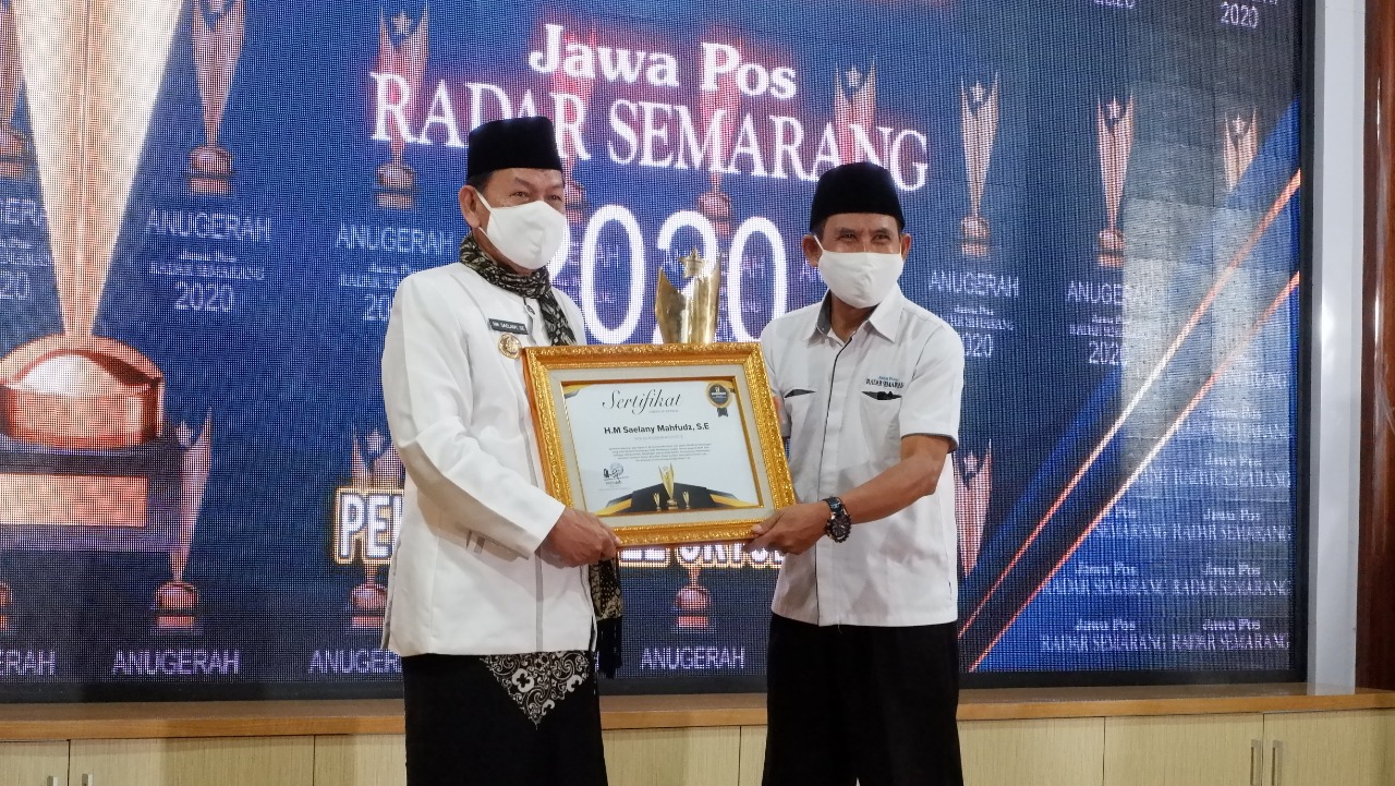 Walikota Saelany Sabet Penghargaan Kepala Daerah dengan Inovasi Noto Kota
