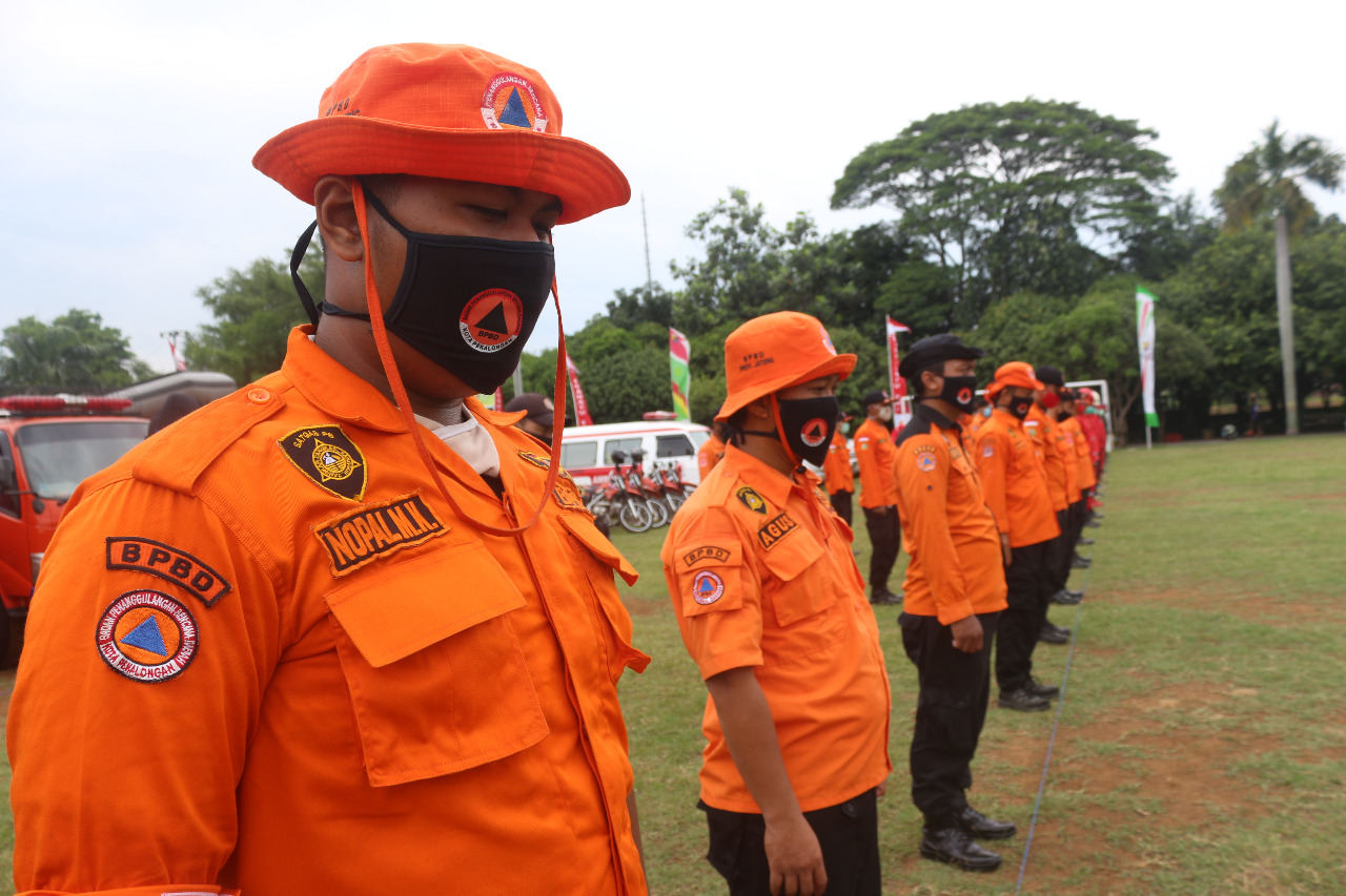 Aparat Gabungan Rapatkan Barisan Siaga Hadapi Bencana Alam di Wilayah Pekalongan