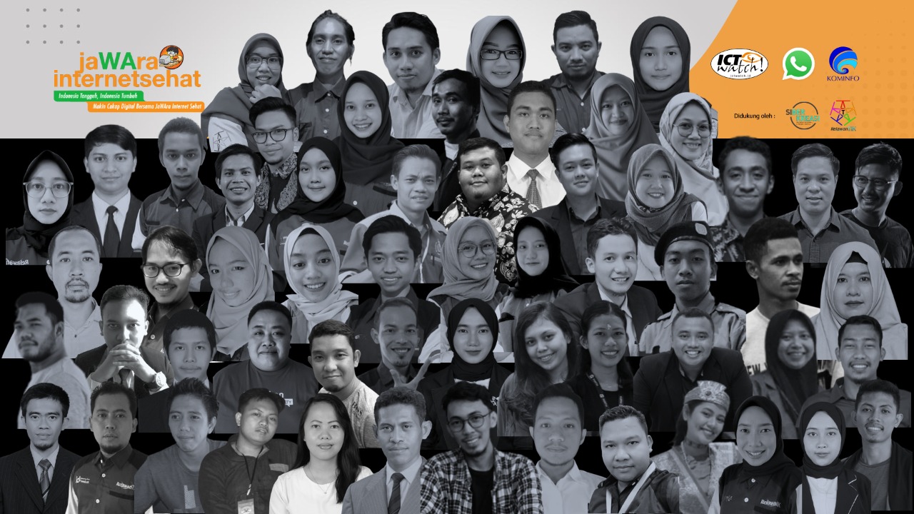Aktivis Muda Seantero Indonesia Bersatu Gencarkan Literasi Digital Melalui JaWAra Internet Sehat Bersama WhatsApp dan ICT Watch