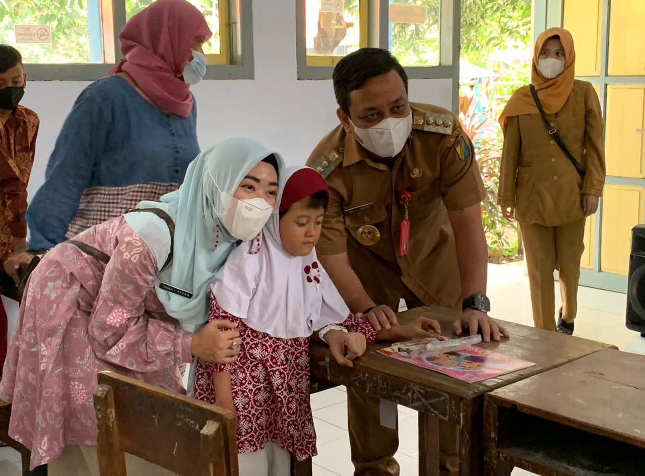 Perdana, Walikota Aaf Pantau Pelaksanaan KBM SKB Kota Pekalongan