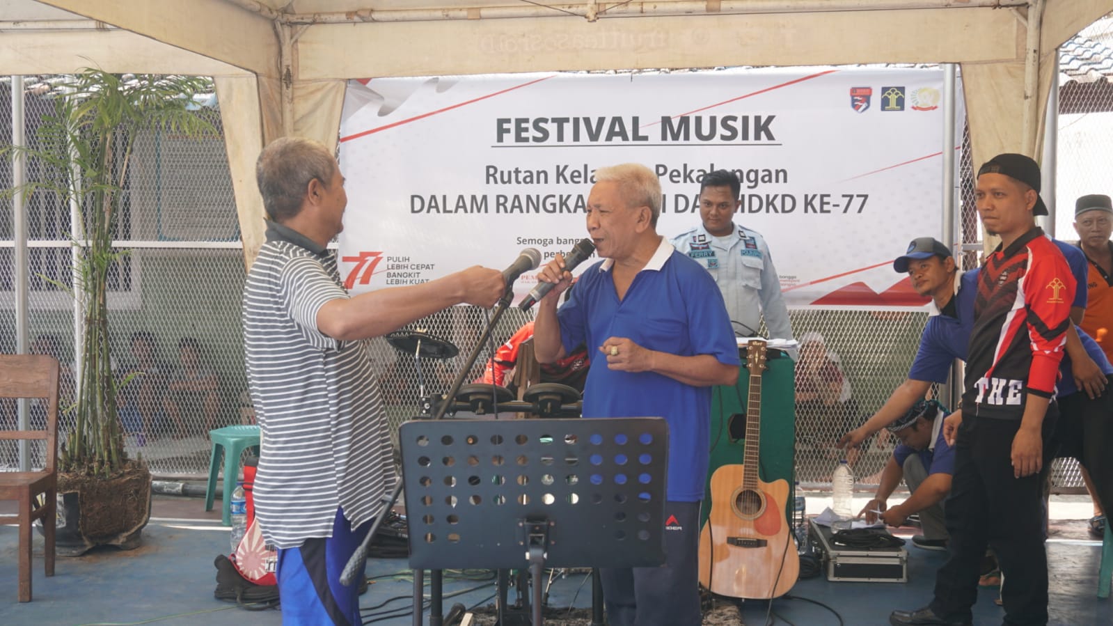Semarakkan HUT Kemerdekaan dan HDKD, Rutan Adakan Festival Musik WBP