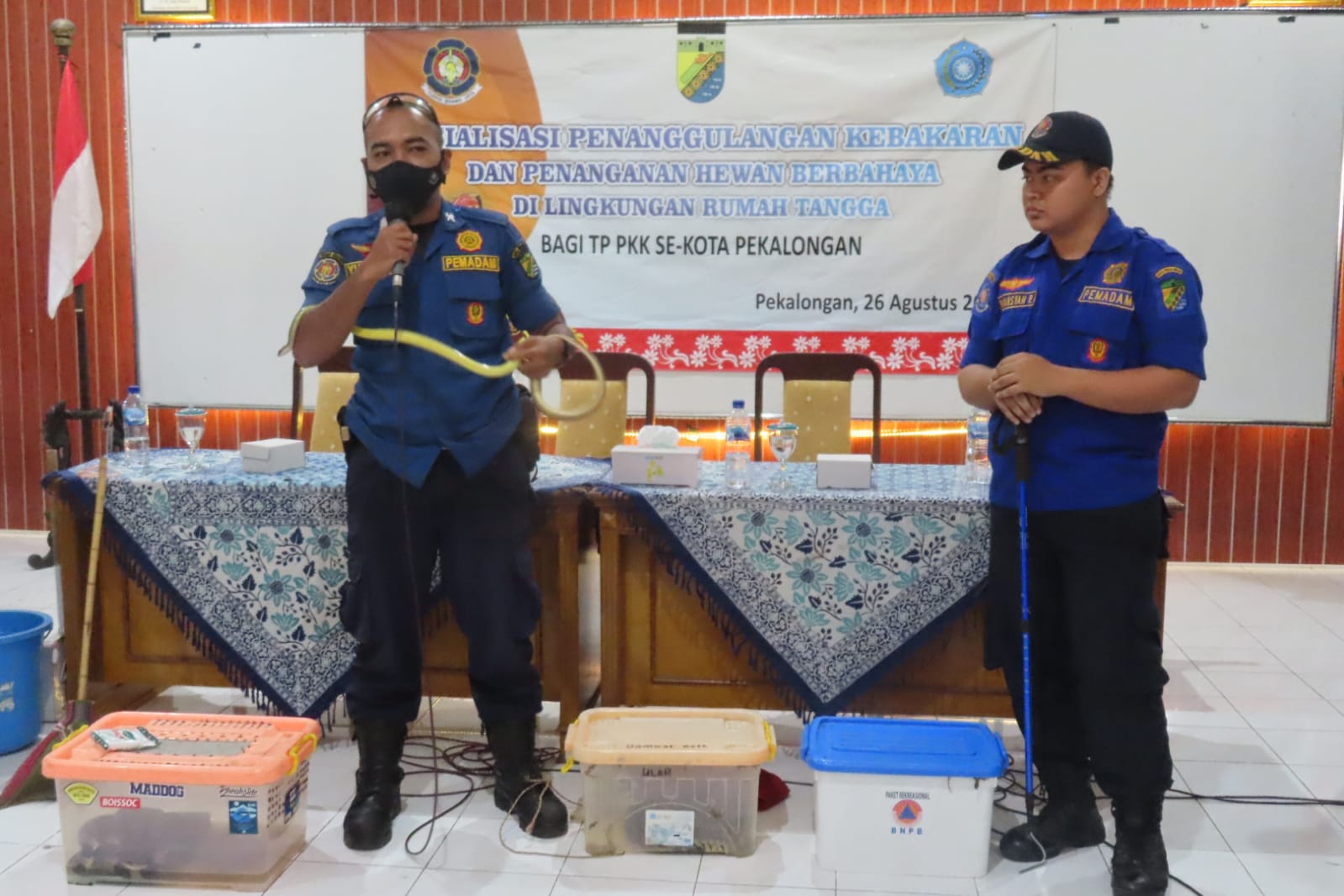 Sasar Kaum Ibu, Satpol P3KP Sosialisasikan Penanganan Hewan Berbahaya