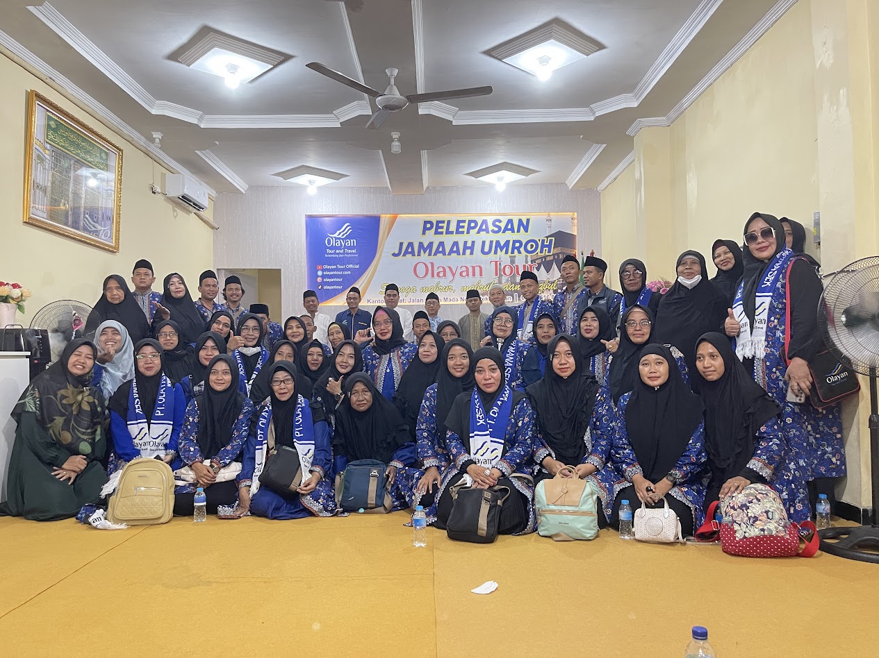 Pelepasan 47 Jamaah Umroh Plus Turki Spesial Bulan Maulid, PT. Olayan Tour and Travel Pekalongan Diapresiasi Atas Pelayanan Berkualitas Sejak 1999